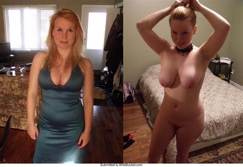 Real wives & MILFs â€“ dressed and then undressed ...