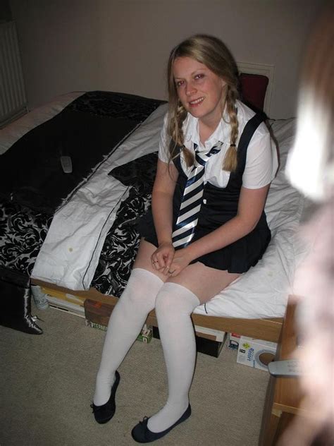 Milf in schoolgirl school uniform - Hotnupics.com