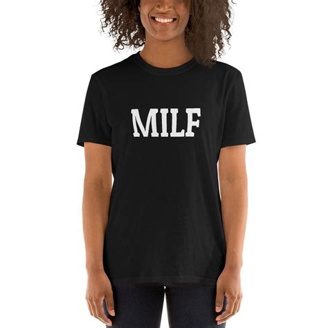 MILF tee shirt graphic tee MILF mom tshirt sarcasm warped ...